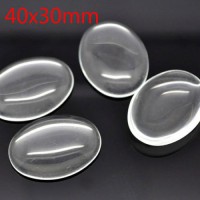 Cabuchon cristal 40x30mm